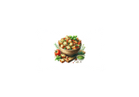 Thumbnail for Garlic Herb Crouton Salad Throw Pillow | Rustic Watercolor Food Decorative Pillow | Foodie Kitchen Gift