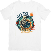 Thumbnail for Skeleton Retort T-Shirt | Dark Humor Vintage Graphic Tee | Irreverent Statement Gift