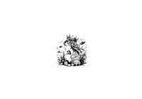 Thumbnail for Mermaid Queen Throw Pillow | Inked Ocean Line Art Decorative Pillow | Nautical Coastal Gift
