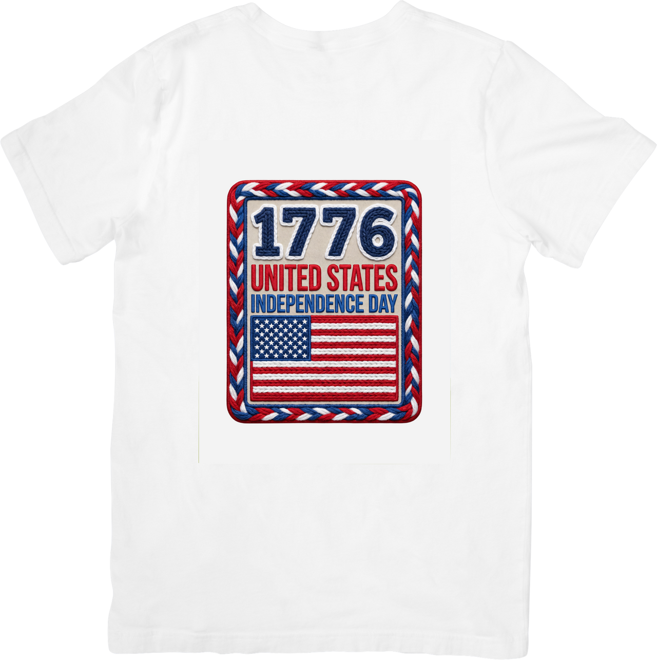 1776 Independence Day T-Shirt | Patriotic American Flag Graphic Tee | Fourth of July Gift