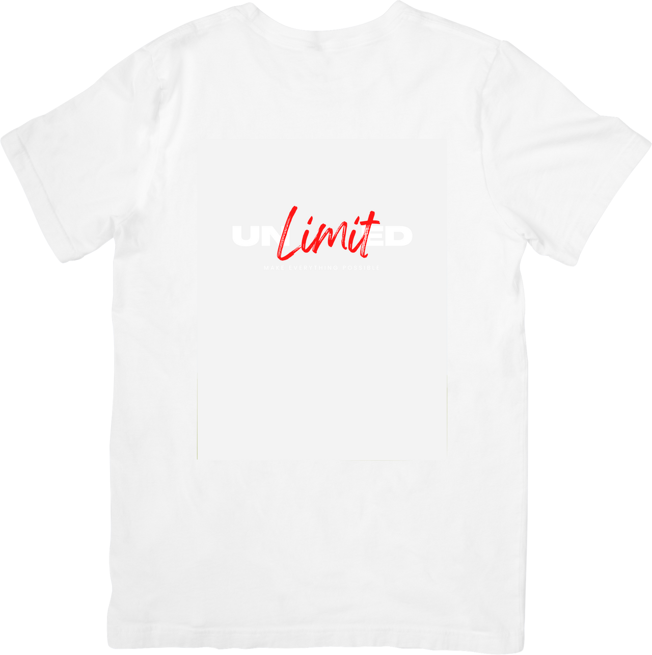 Unlimited Potential T-Shirt | Minimalist Motivational Typography Graphic Tee | Visionary Gift