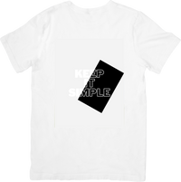 Thumbnail for Keep It Simple T-Shirt | Modern Minimalist Block Typography Graphic Tee | Streetwear Gift