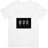 Thumbnail for Don't Hear See Speak Three Skulls T-Shirt | Dark Aesthetic Streetwear Graphic Tee