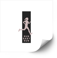 Thumbnail for Runner Motivation Sticker | Minimalist Fitness Inspirational Vinyl Decal | Athletic Gift