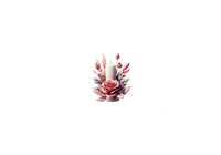 Thumbnail for Rose Pillar Candle Throw Pillow | Romantic Floral Decorative Pillow | Cozy Home Gift