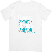 Thumbnail for Positivity and Kindness T-Shirt | Minimalist Inspirational Quote Graphic Tee | Uplifting Gift