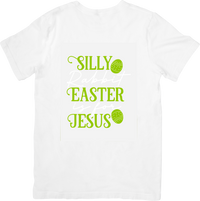 Thumbnail for Silly Rabbit Easter Is For Jesus T-Shirt | Christian Easter Script Graphic Tee | Faith Gift