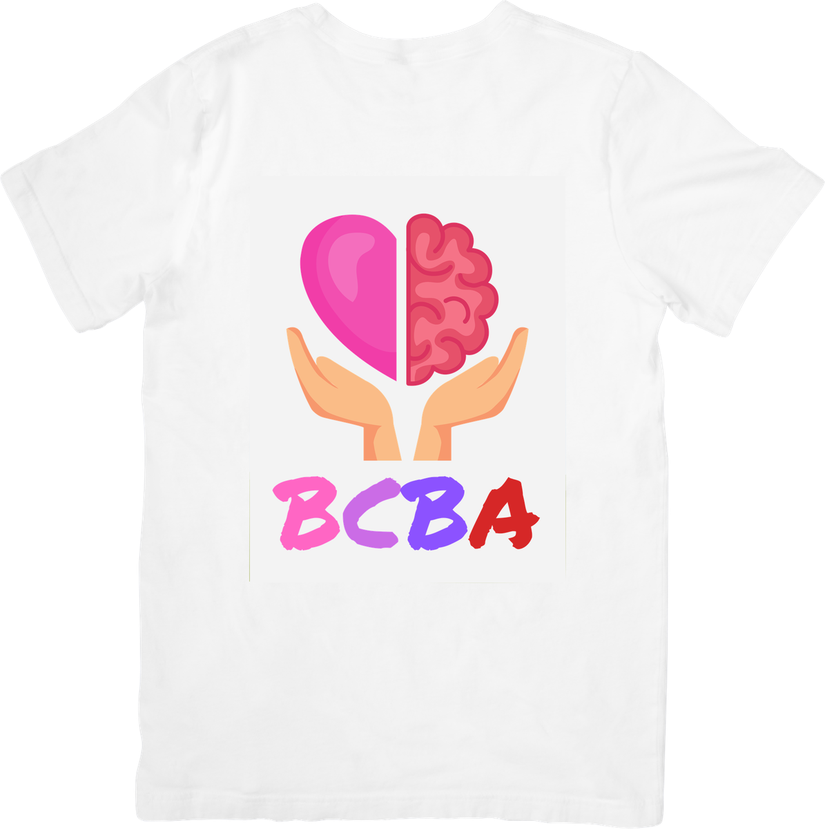 BCBA Brain Heart T-Shirt | Behavior Analyst Appreciation Graphic Tee | ABA Therapist Gift