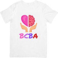 Thumbnail for BCBA Brain Heart T-Shirt | Behavior Analyst Appreciation Graphic Tee | ABA Therapist Gift