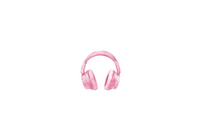 Thumbnail for Pink Headphones Throw Pillow | Watercolor Music Lover Decorative Pillow | Girls Room Music Gift