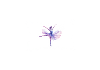 Thumbnail for Watercolor Ballerina Throw Pillow | Graceful Dance Decorative Pillow | Dancer Girls Room Gift